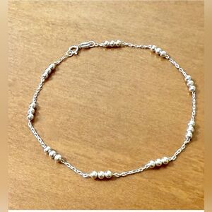 Vintage Sterling 925 Italy Ankle Bracelet